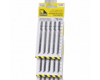 Clip Strip of 75mm x 6 TPI Fast Cut Jigsaw Blades For Wood (5pc)